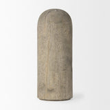Mercana Knox Large Gray-Wash Wood Decorative Object