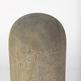 Mercana Knox Large Gray-Wash Wood Decorative Object