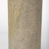 Mercana Knox Large Gray-Wash Wood Decorative Object