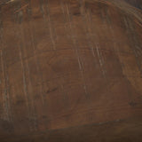 Mercana Nikita Set of 2 Large Medium Brown Reclaimed Wood Bowls