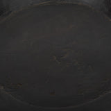 Mercana Nikita Set of 2 Large Black-Brown Reclaimed Wood Bowls