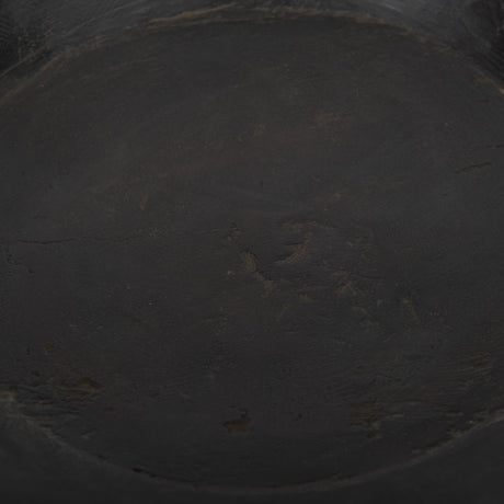 Mercana Nikita Set of 2 Large Black-Brown Reclaimed Wood Bowls