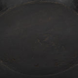 Mercana Nikita Set of 2 Large Black-Brown Reclaimed Wood Bowls