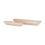 Mercana Athena Set of 2 Extra Large Light-Wash Reclaimed Wood Trays
