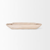 Mercana Athena Set of 2 Extra Large Light-Wash Reclaimed Wood Trays