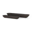 Mercana Athena Set of 2 Extra Large Black-Brown Reclaimed Wood Trays