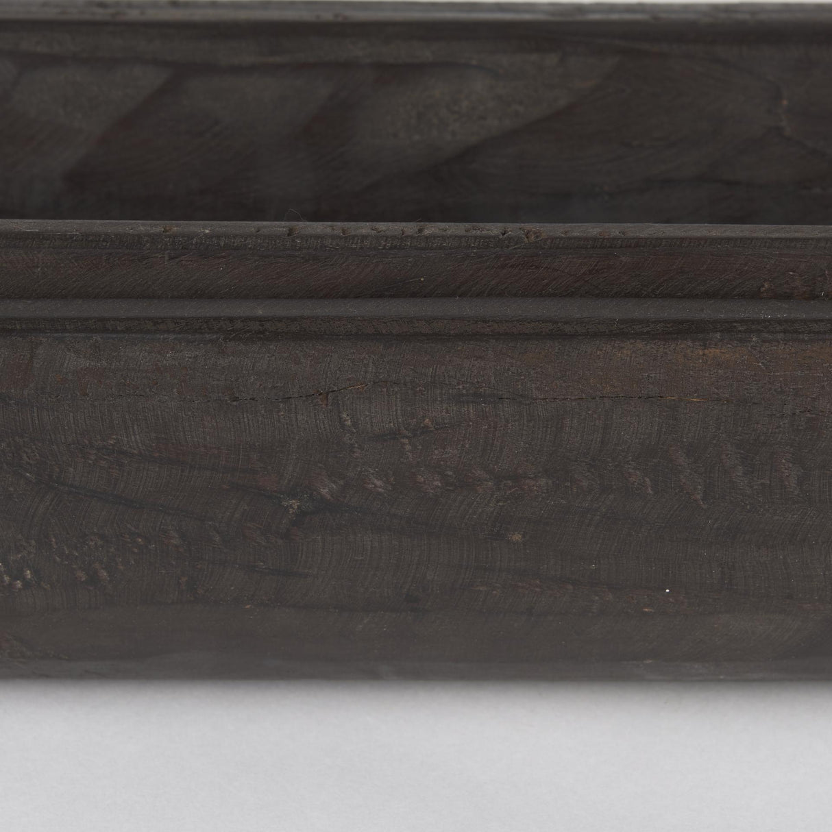 Mercana Athena Set of 2 Extra Large Black-Brown Reclaimed Wood Trays