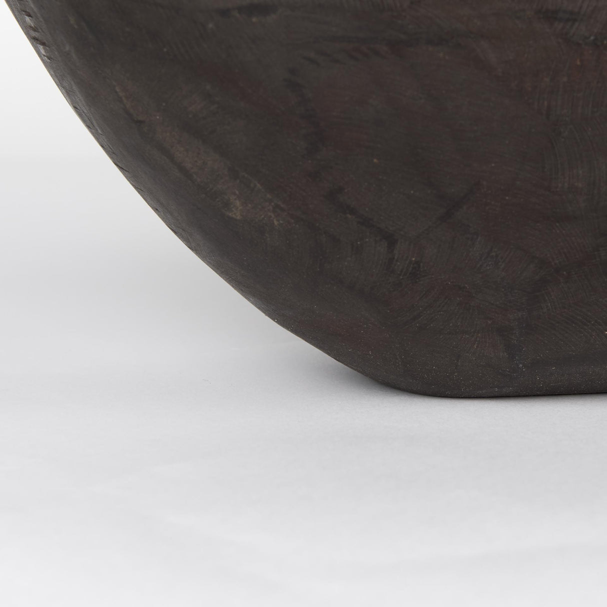 Mercana Athena Set of 2 Extra Large Black-Brown Reclaimed Wood Trays