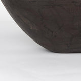 Mercana Athena Set of 2 Extra Large Black-Brown Reclaimed Wood Trays