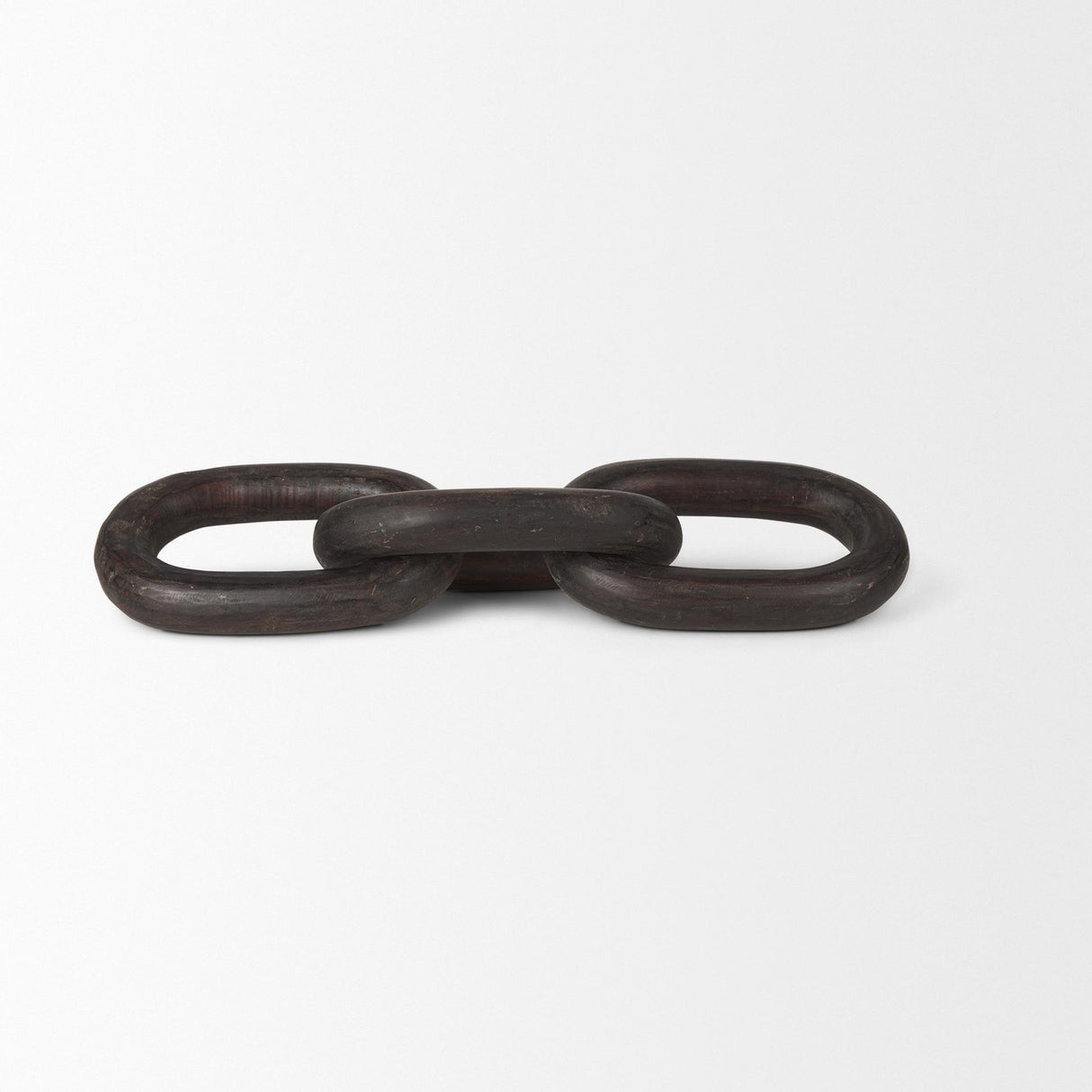 Mercana Tayla Large Black-Brown Wood Chain Link