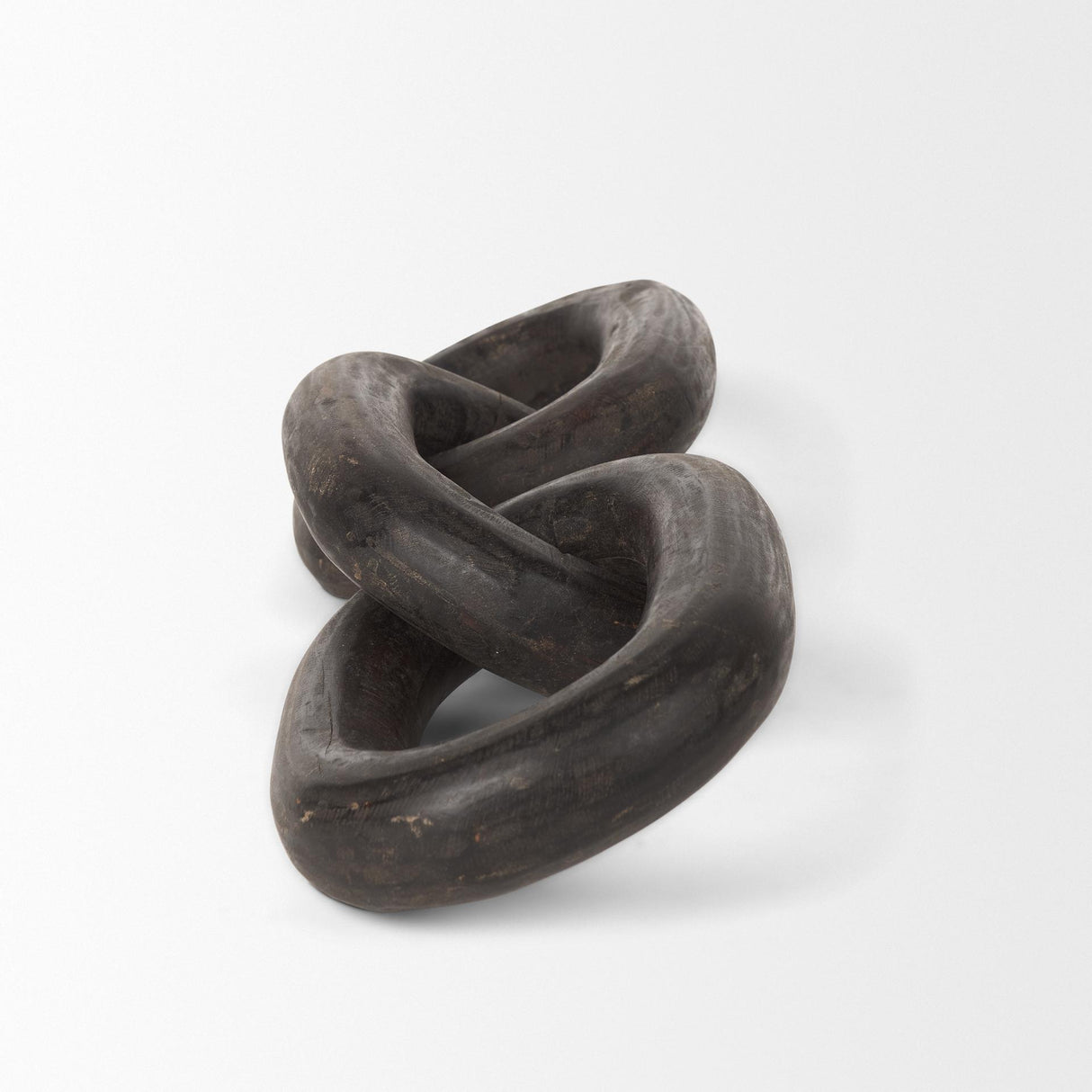 Mercana Tayla Large Black-Brown Wood Chain Link
