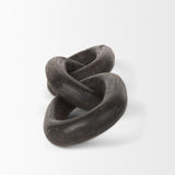 Mercana Tayla Large Black-Brown Wood Chain Link