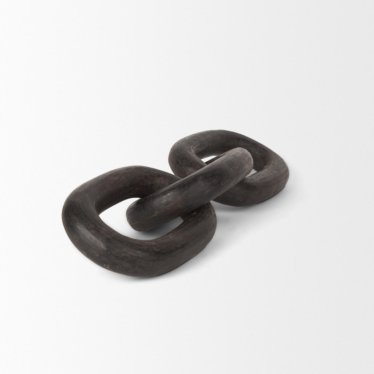Mercana Tayla Large Black-Brown Wood Chain Link