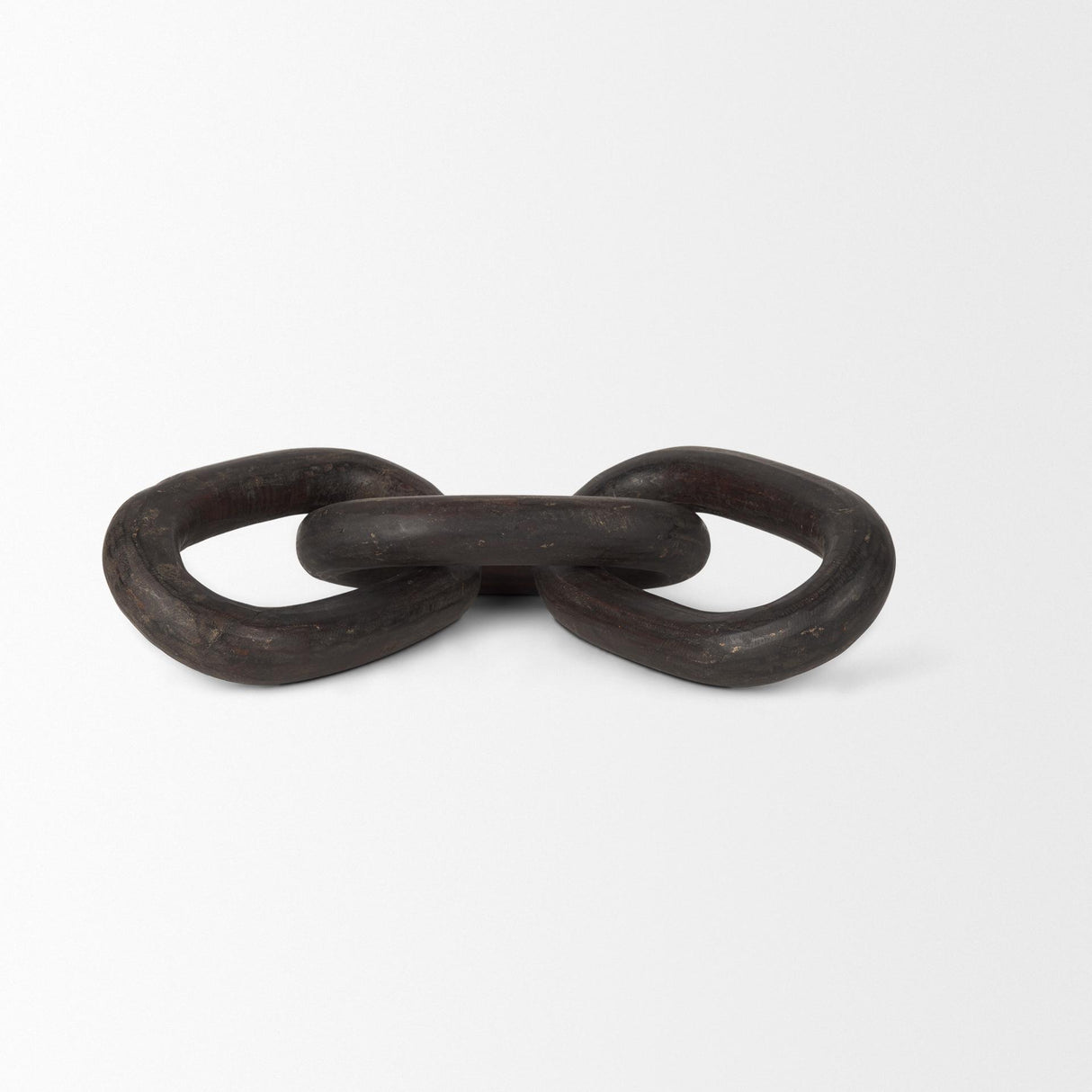 Mercana Tayla Large Black-Brown Wood Chain Link