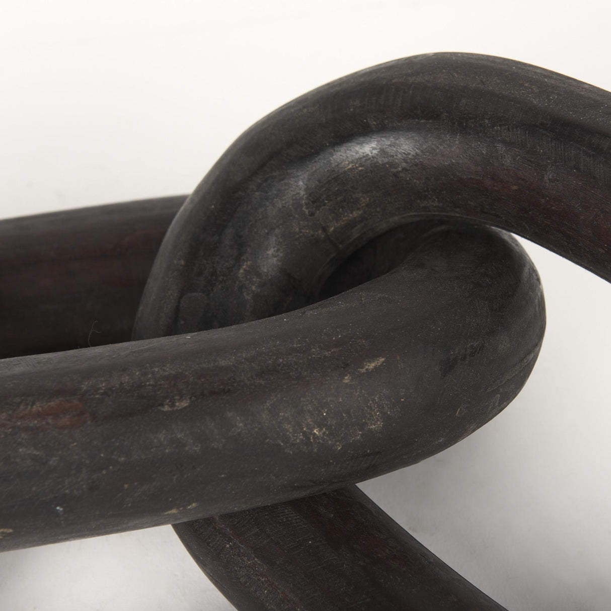 Mercana Tayla Large Black-Brown Wood Chain Link