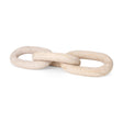 Mercana Tayla Large Blonde Wood Chain Link