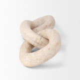 Mercana Tayla Large Blonde Wood Chain Link