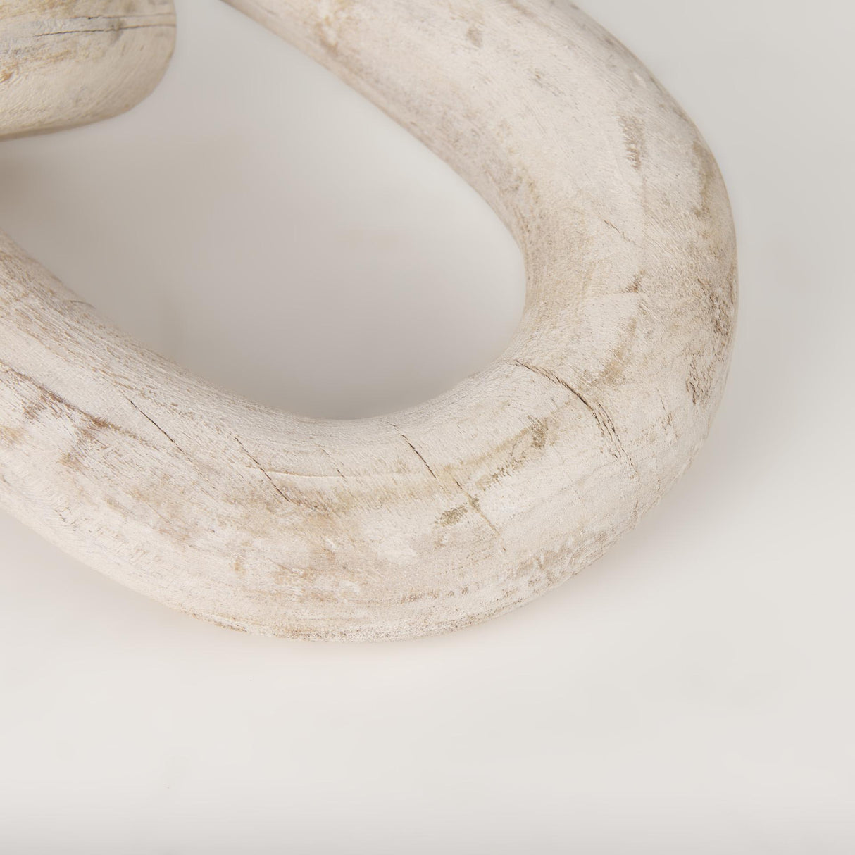 Mercana Tayla Large Blonde Wood Chain Link