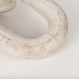 Mercana Tayla Large Blonde Wood Chain Link