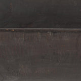 Mercana Athena Extra Large Oblong Black-Brown Reclaimed Wood Bowl