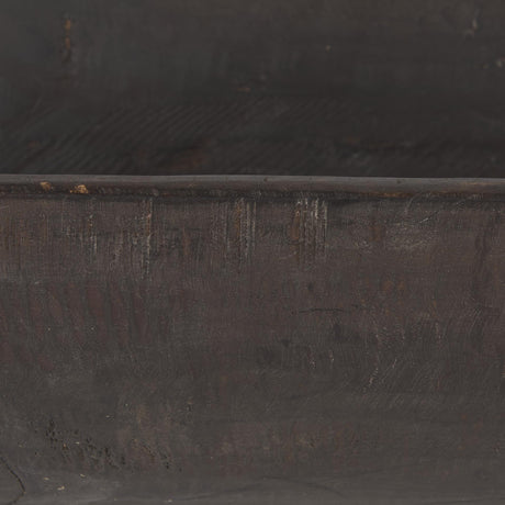 Mercana Athena Extra Large Oblong Black-Brown Reclaimed Wood Bowl