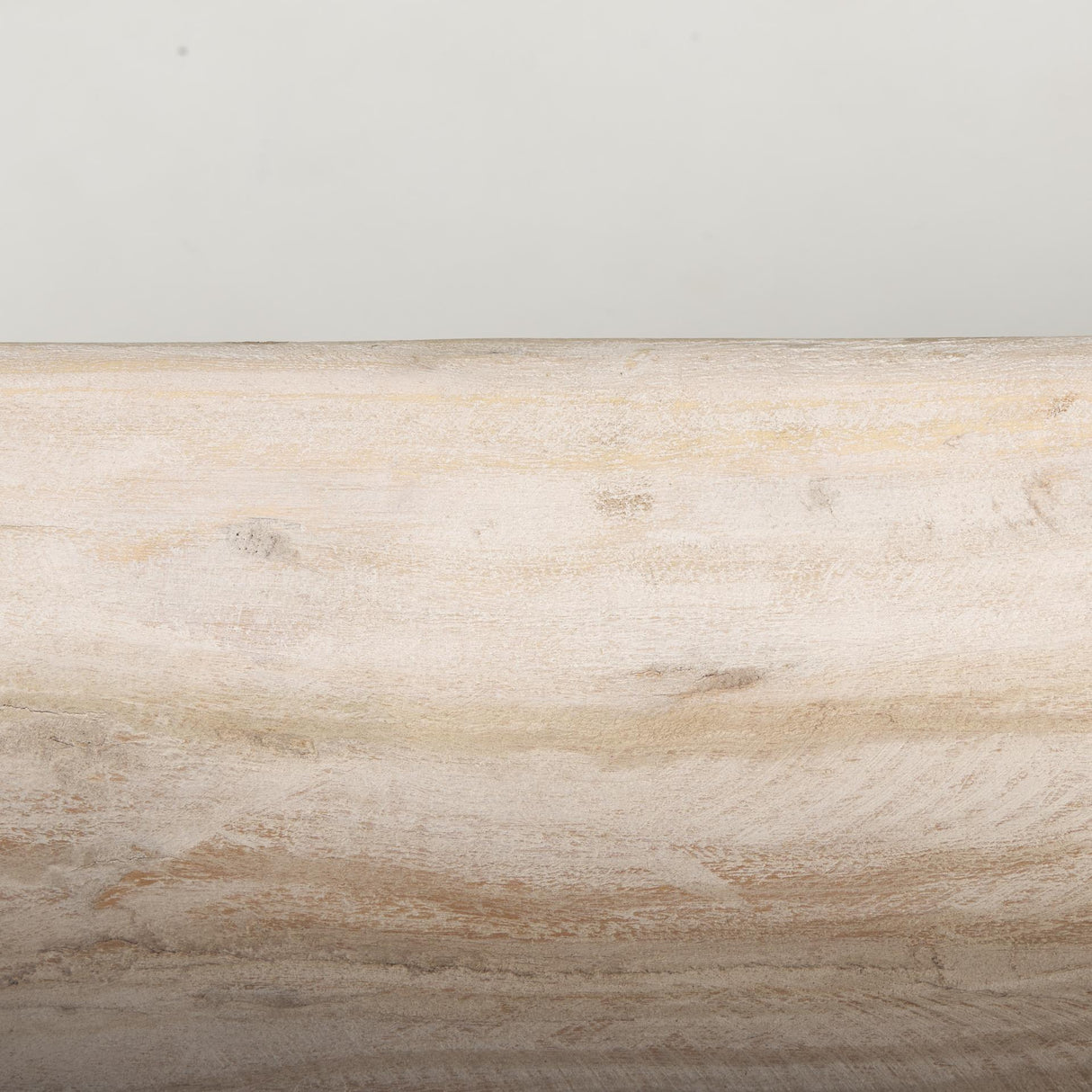 Mercana Athena Extra Large Oblong Light-Wash Reclaimed Wood Bowl