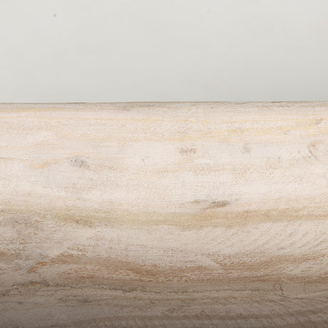 Mercana Athena Extra Large Oblong Light-Wash Reclaimed Wood Bowl