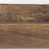 Mercana Athena Extra Large Oblong Medium Brown Reclaimed Wood Bowl