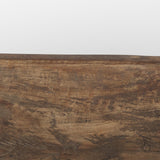 Mercana Athena Extra Large Oblong Medium Brown Reclaimed Wood Bowl