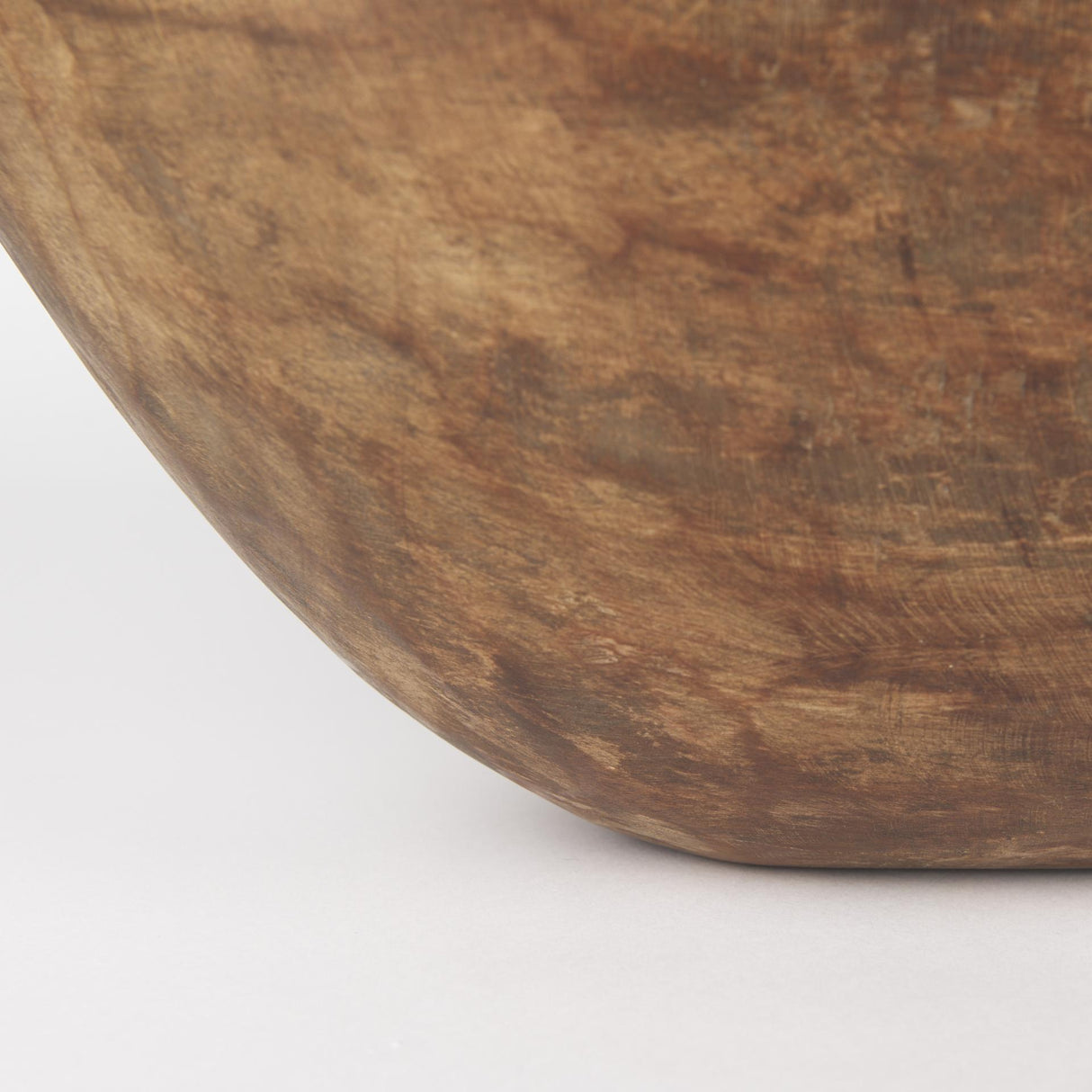 Mercana Athena Extra Large Oblong Medium Brown Reclaimed Wood Bowl
