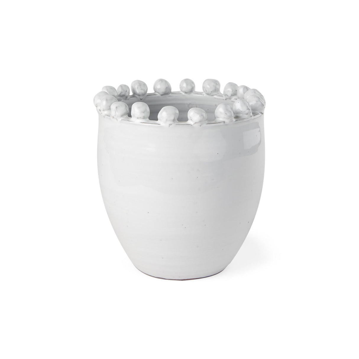 Mercana Basin Small Off-White Glazed Vase