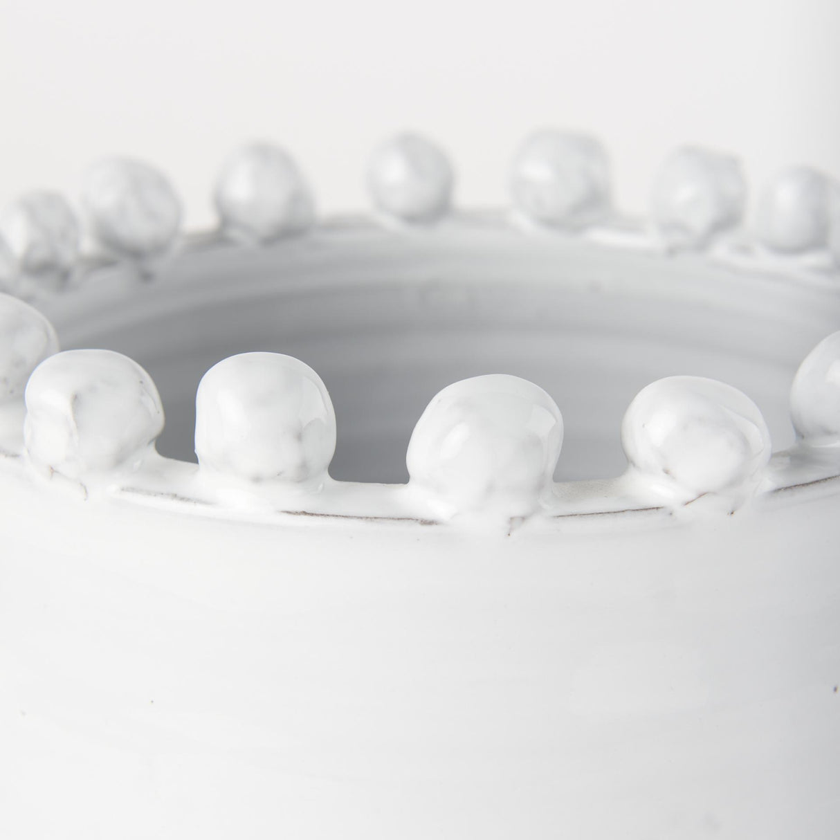 Mercana Basin Small Off-White Glazed Vase