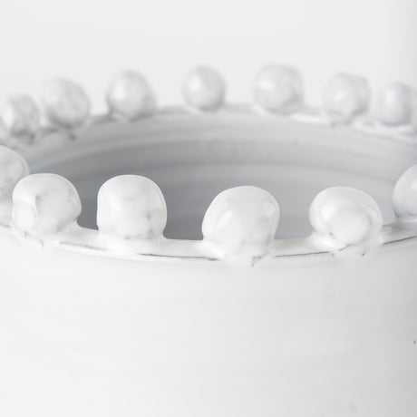 Mercana Basin Small Off-White Glazed Vase