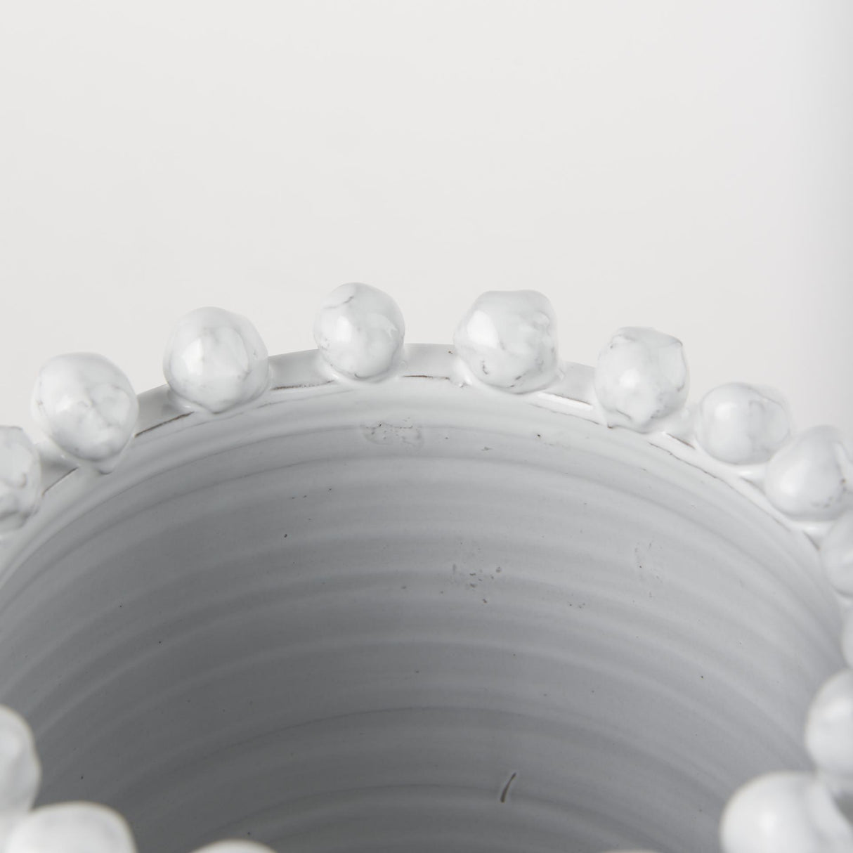 Mercana Basin Small Off-White Glazed Vase