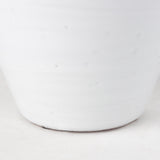 Mercana Basin Medium Off-White Glazed Vase