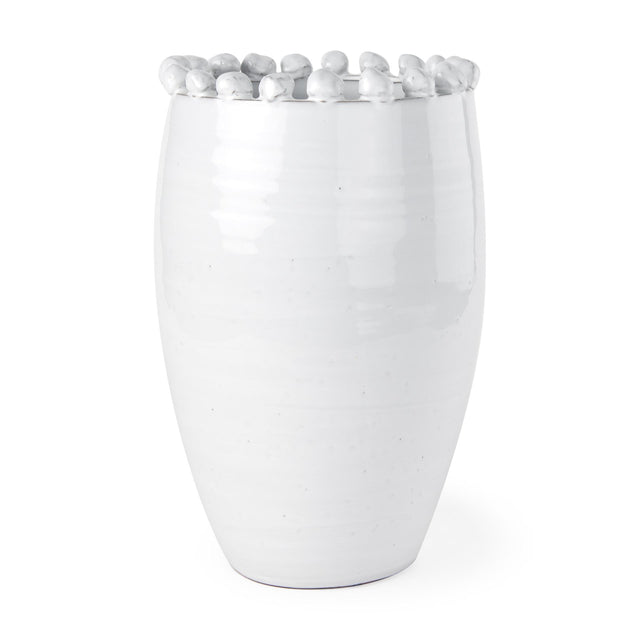 Mercana Basin Large Off-White Glazed Vase