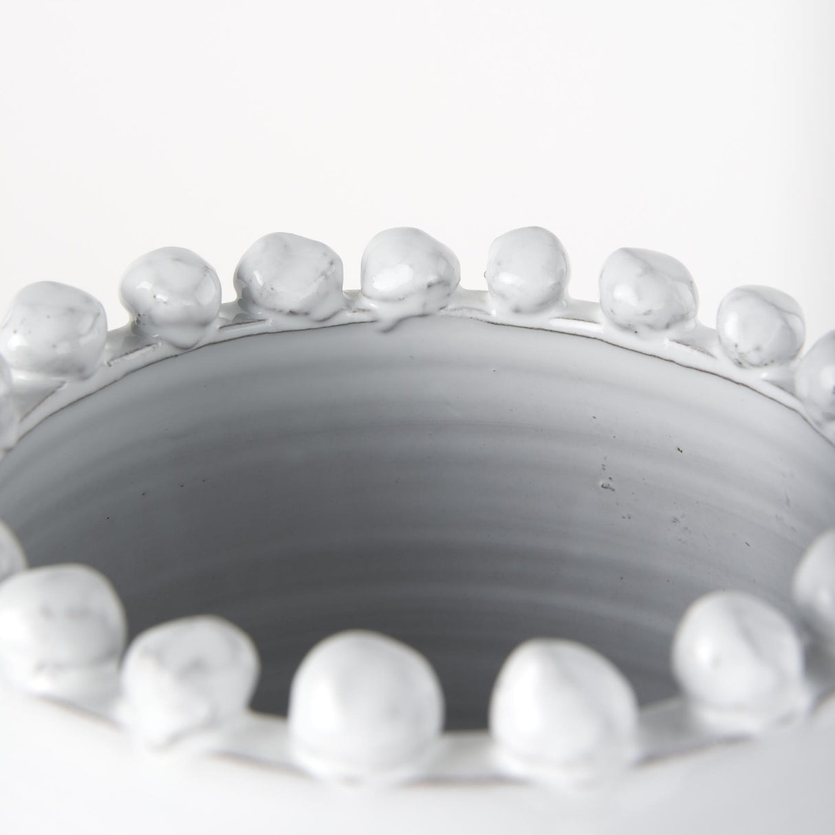 Mercana Basin Large Off-White Glazed Vase