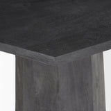 Mercana Maxine Hexagonal Black Wood Foyer Table