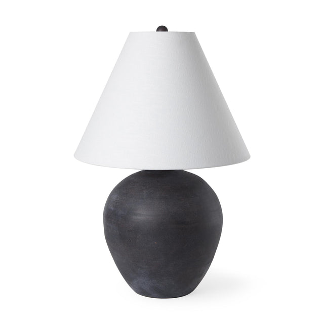 Mercana Marvin Black Ceramic Table Lamp