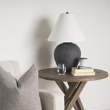 Mercana Marvin Black Ceramic Table Lamp