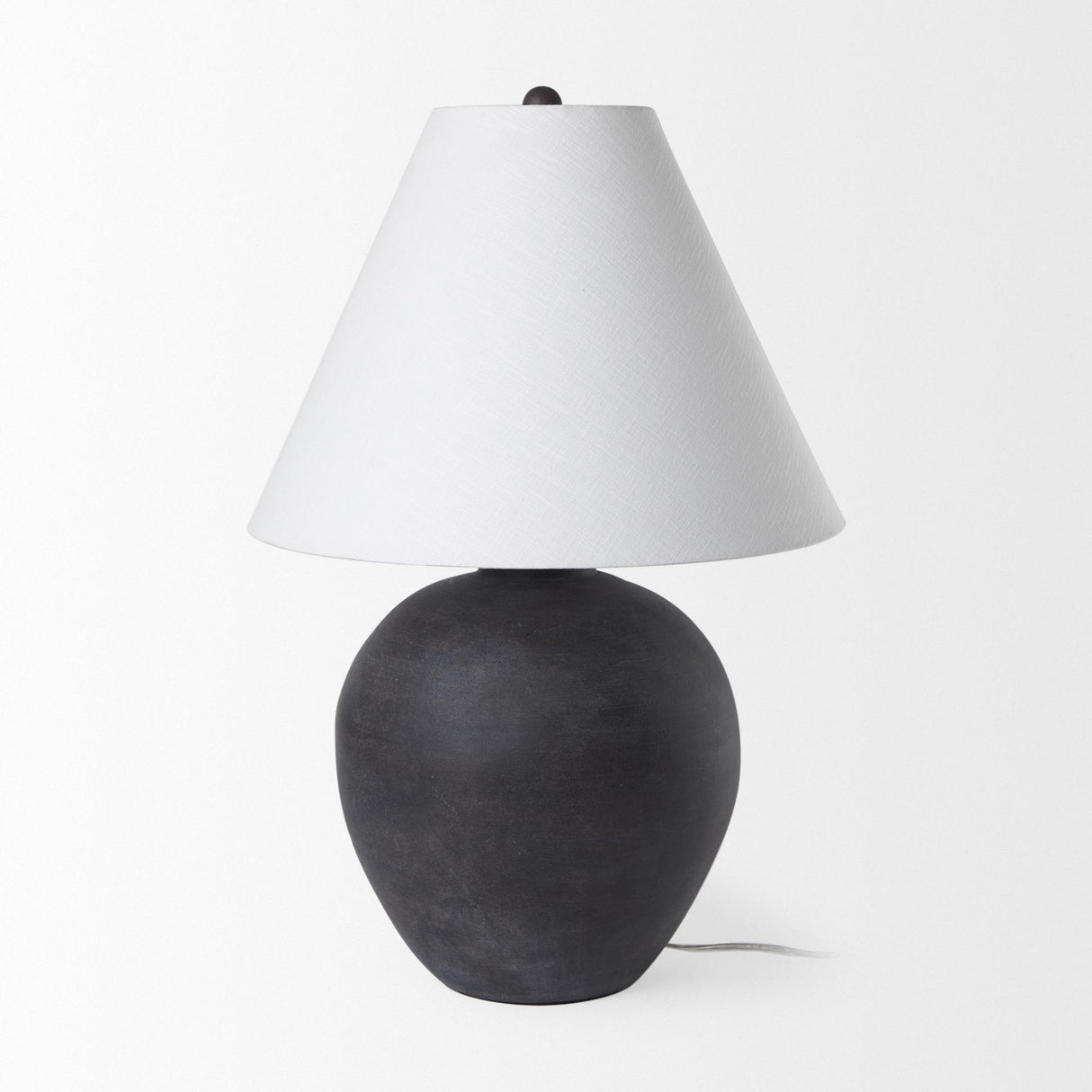 Mercana Marvin Black Ceramic Table Lamp