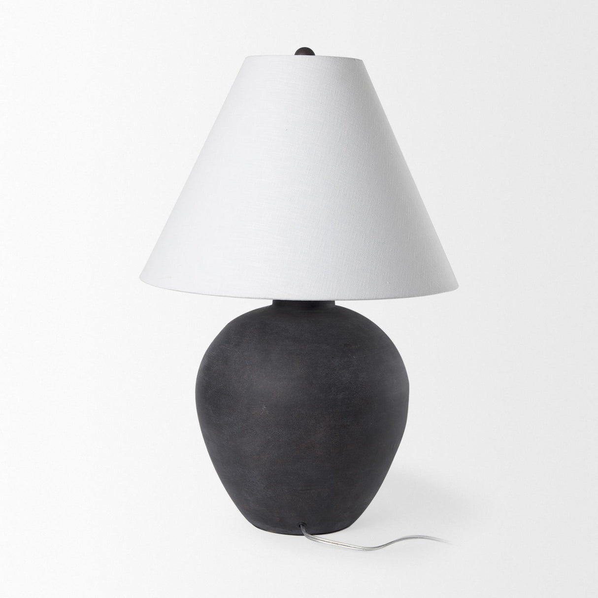 Mercana Marvin Black Ceramic Table Lamp