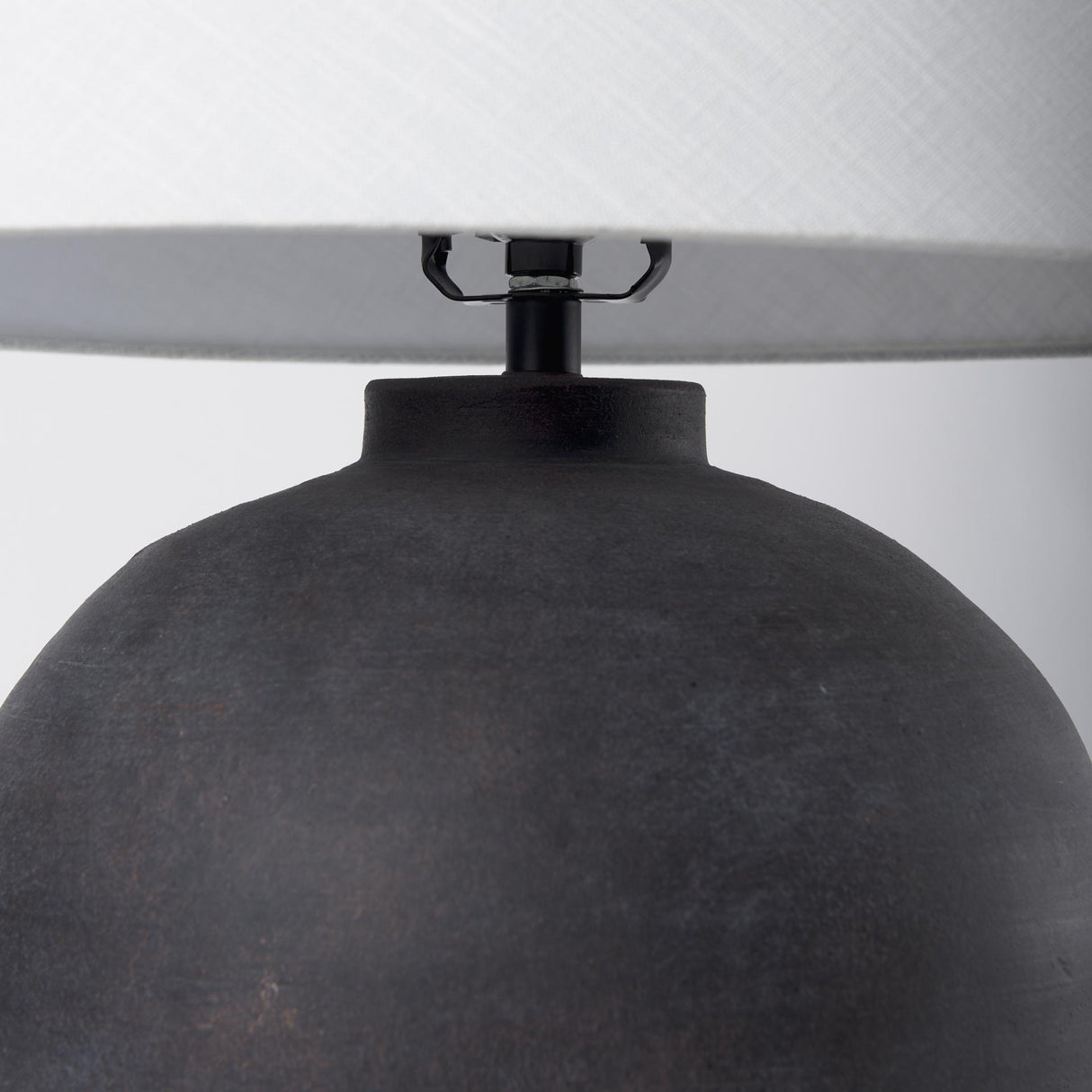 Mercana Marvin Black Ceramic Table Lamp