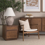 Mercana Marvin Taupe Ceramic Table Lamp