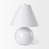 Mercana Mehdi White Ceramic Table Lamp