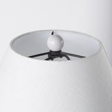 Mercana Mehdi White Ceramic Table Lamp