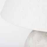 Mercana Mehdi Cream Ceramic Table Lamp