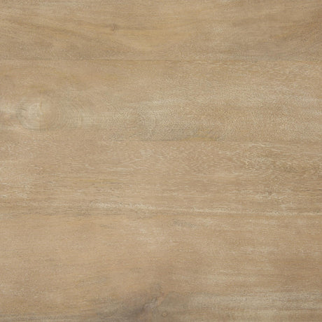 Mercana Grier Light Brown Solid Wood w/ Cane Accent Console Table