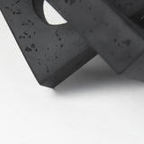 Mercana Linx Small Matte Black Resin Sculpture Decorative Object