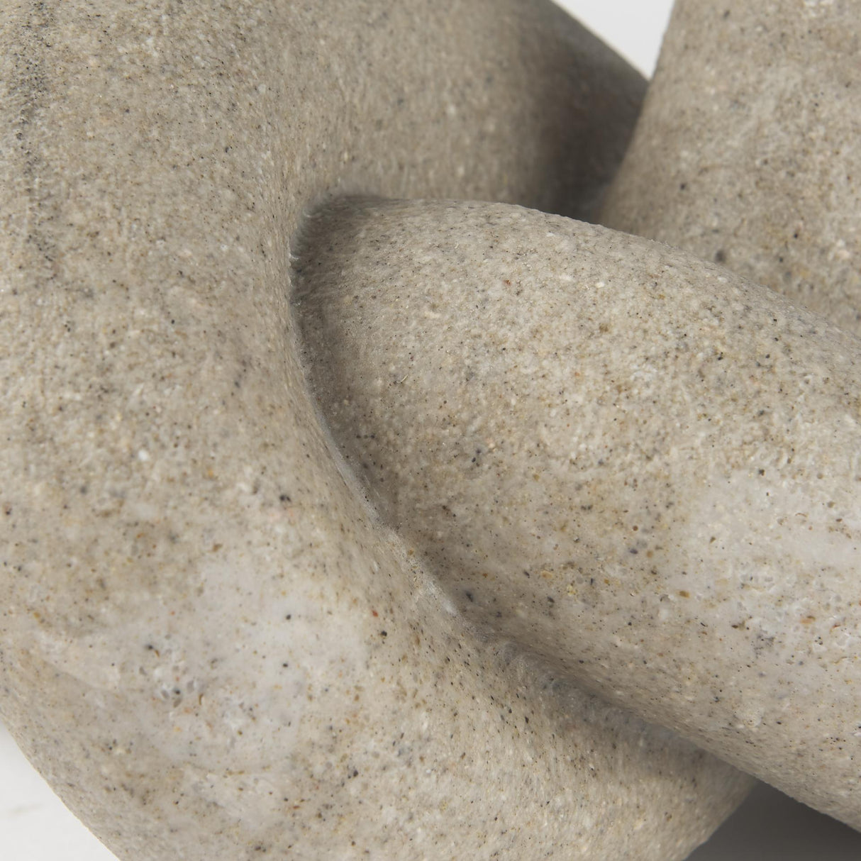 Mercana Otto Sandstone Resin Small Knot Sculpture Decorative Object